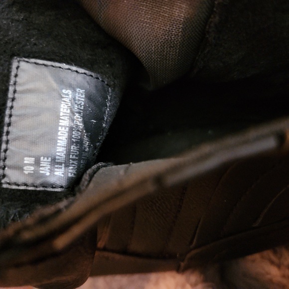 KHOMBU Size 10 M Black Vegan Leather Wedge Booties NWT - Picture 4 of 6